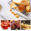 Stainless steel household kitchen food tongs, bread and vegetable tongs, barbecue, grilled meat, fried steak, spicy hot pot and cooked food tongs Specification image